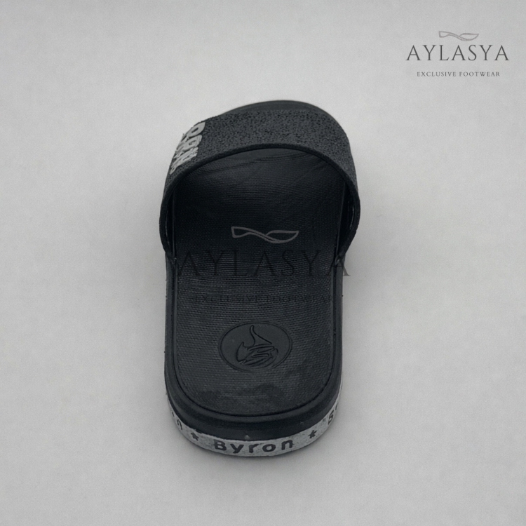 Byron Siyah Unisex Kaydırmaz Taban Terlik