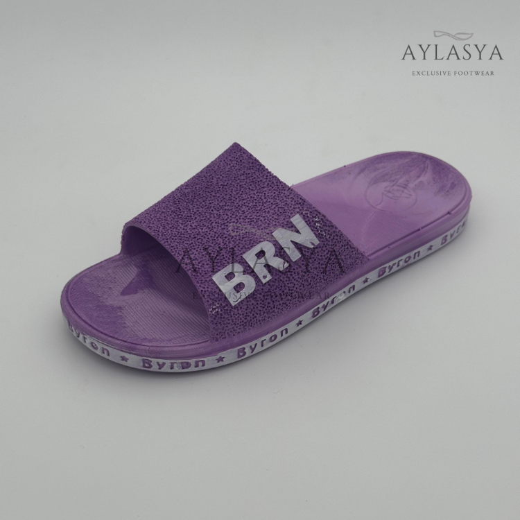 Byron Lila Unisex Kaydırmaz Taban Terlik
