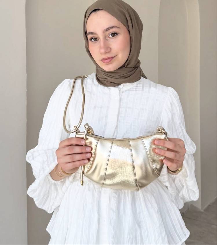 Kuruvasan gold çanta