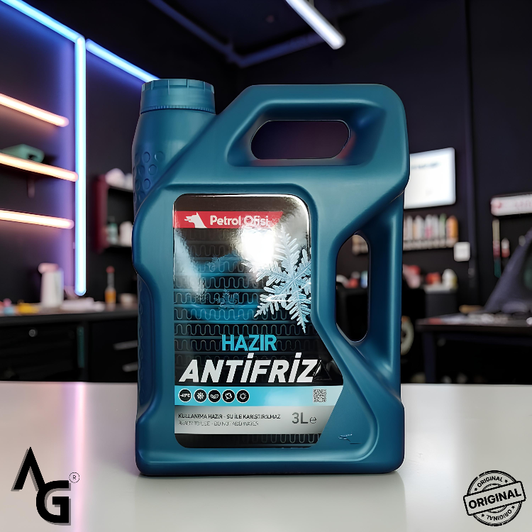 Petrol Ofisi Mavi Hazır Antifriz 3 Litre