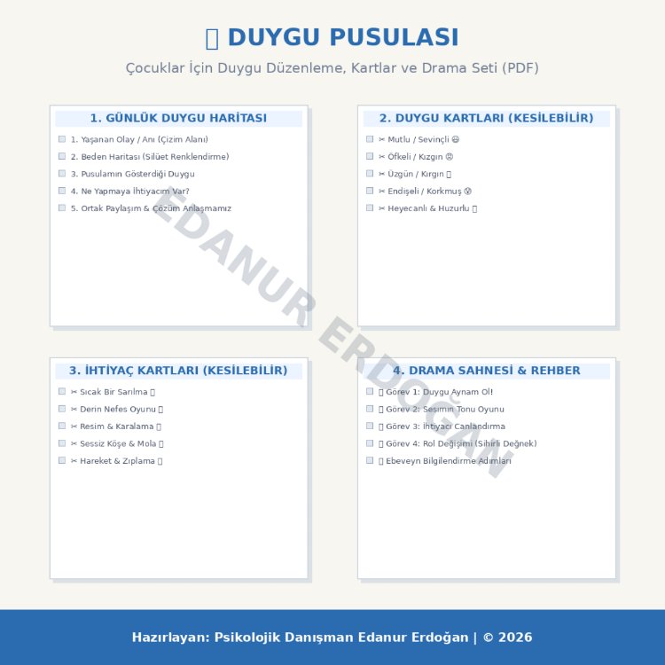 Duygu Pusulası Çalışma Seti
