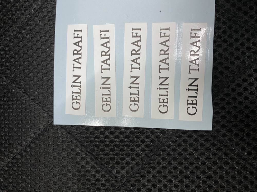 Gelin Tarafı Stickerları 5 Adet