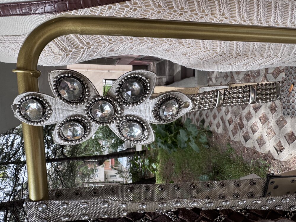 Vintage Taş & Metal Detay Kemer