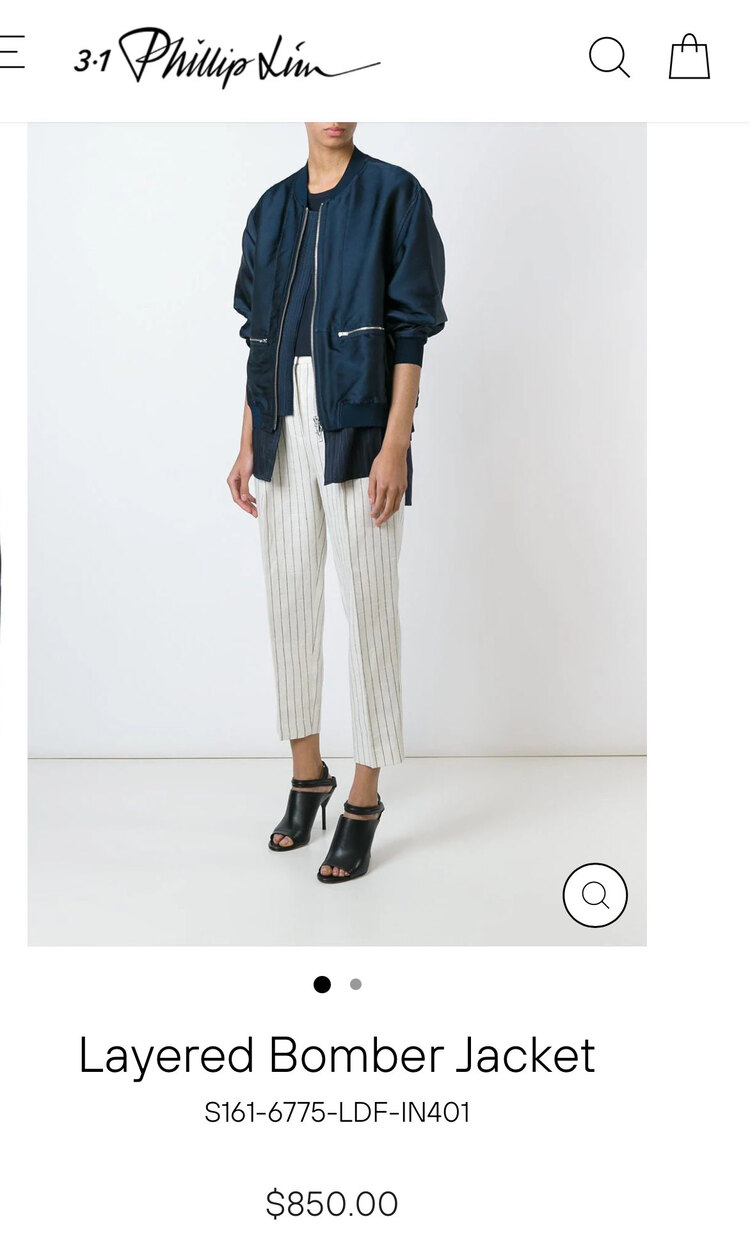 3.1 Phillip Lim %100 İpek Premium Ceket