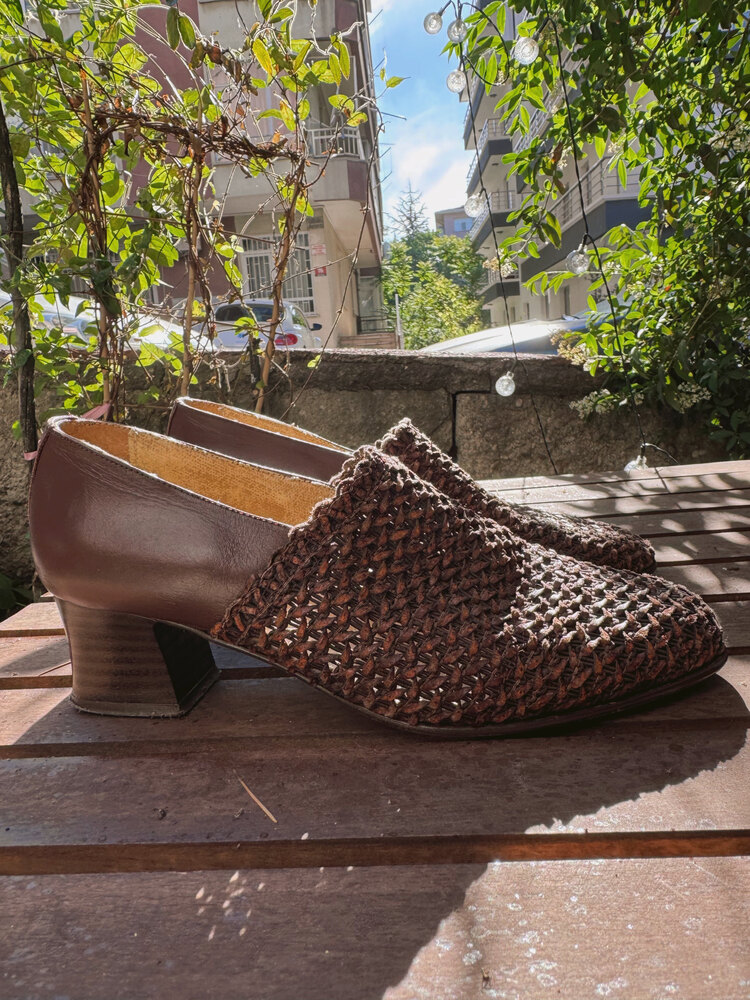 TWINSET İtalyan Vintage El Yapımı Ayakkabı