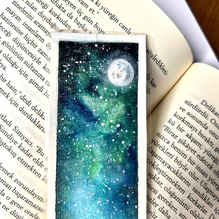 Gökyüzü Büyüsü - Kitap Ayracı