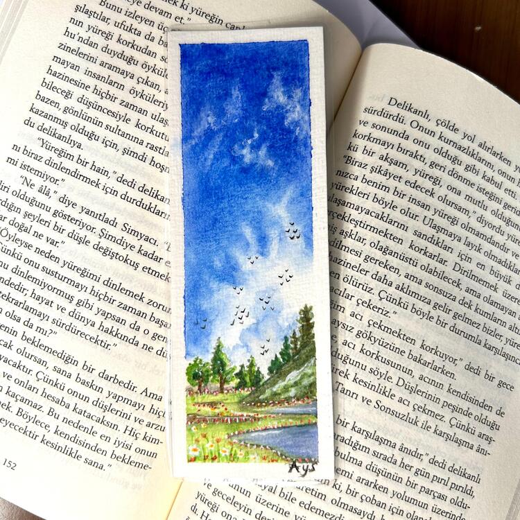 Huzurlu Doğa - Kitap Ayracı