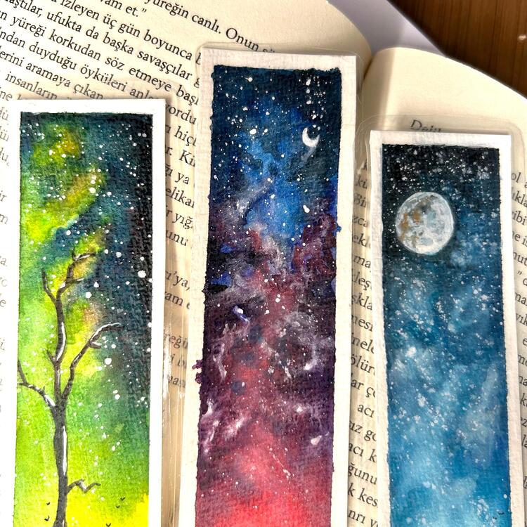 Gökyüzü Büyüsü 3’lü set - Kitap Ayracı