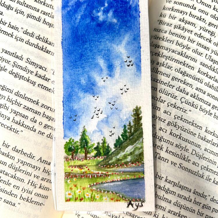 Huzurlu Doğa - Kitap Ayracı