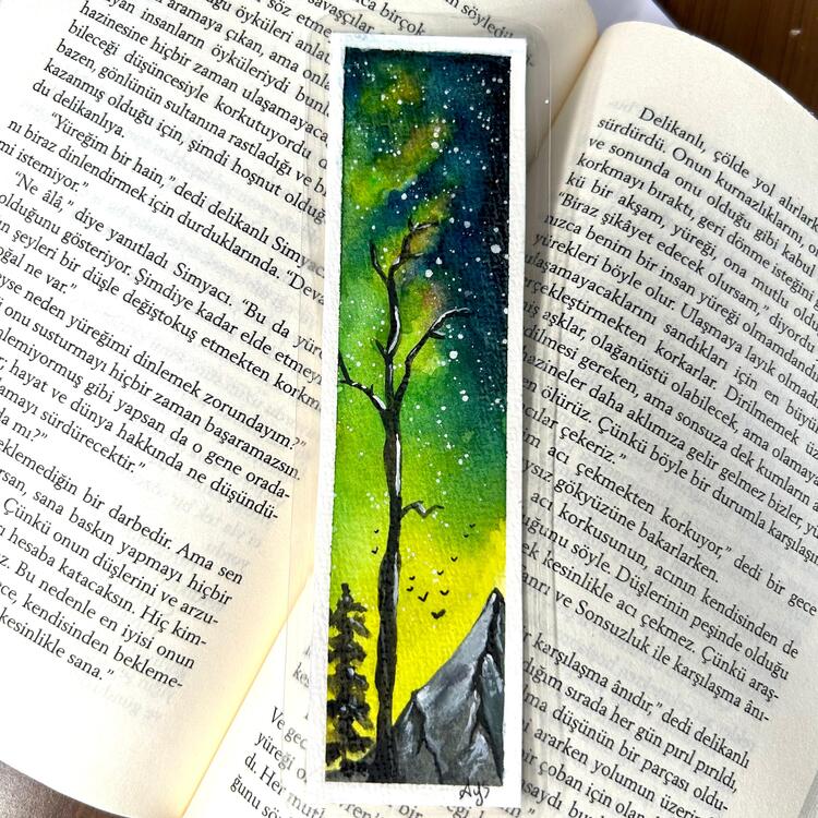Gökyüzü Büyüsü 3’lü set - Kitap Ayracı