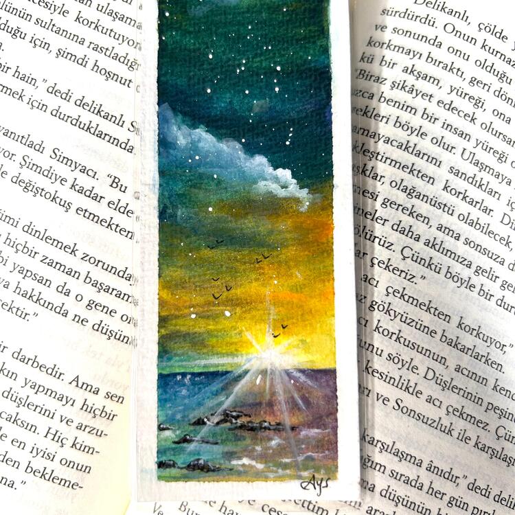 Altın Işık - Kitap Ayracı