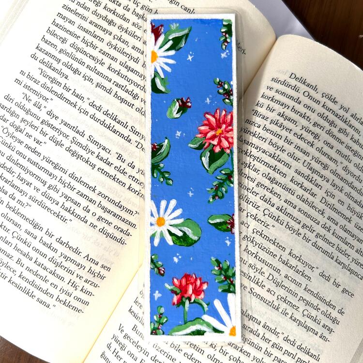 Çiçek Işıltısı - Kitap Ayracı