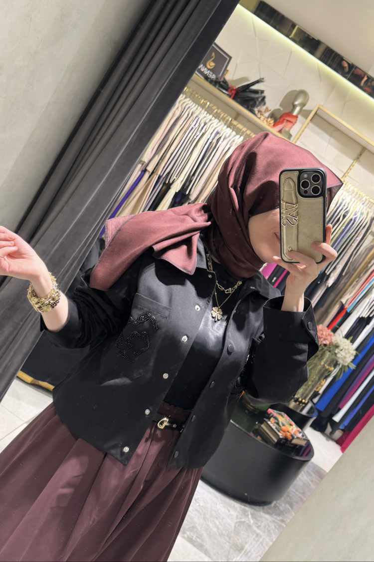 Pearly Kısa Bomber Ceket