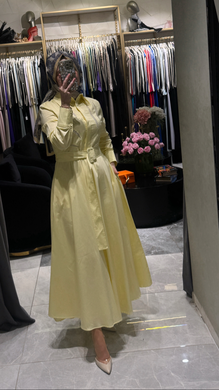 %100 Pamuk Cotton Elbise