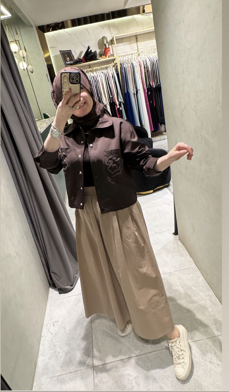 Pearly Kısa Bomber Ceket