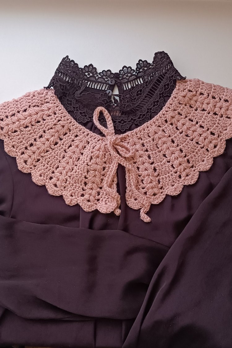 Vintage Örgü Yaka