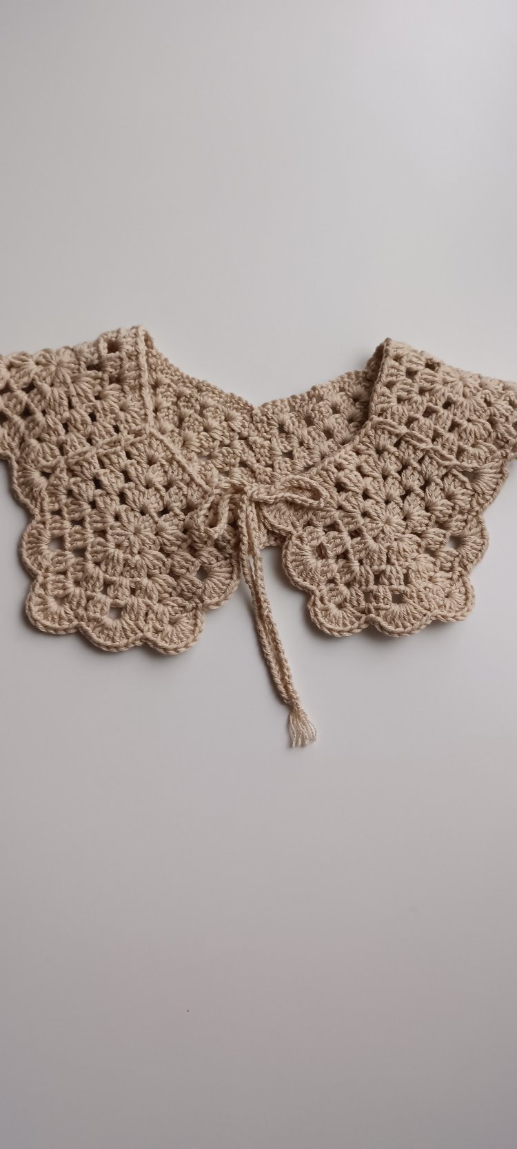 Vintage örgü Yaka