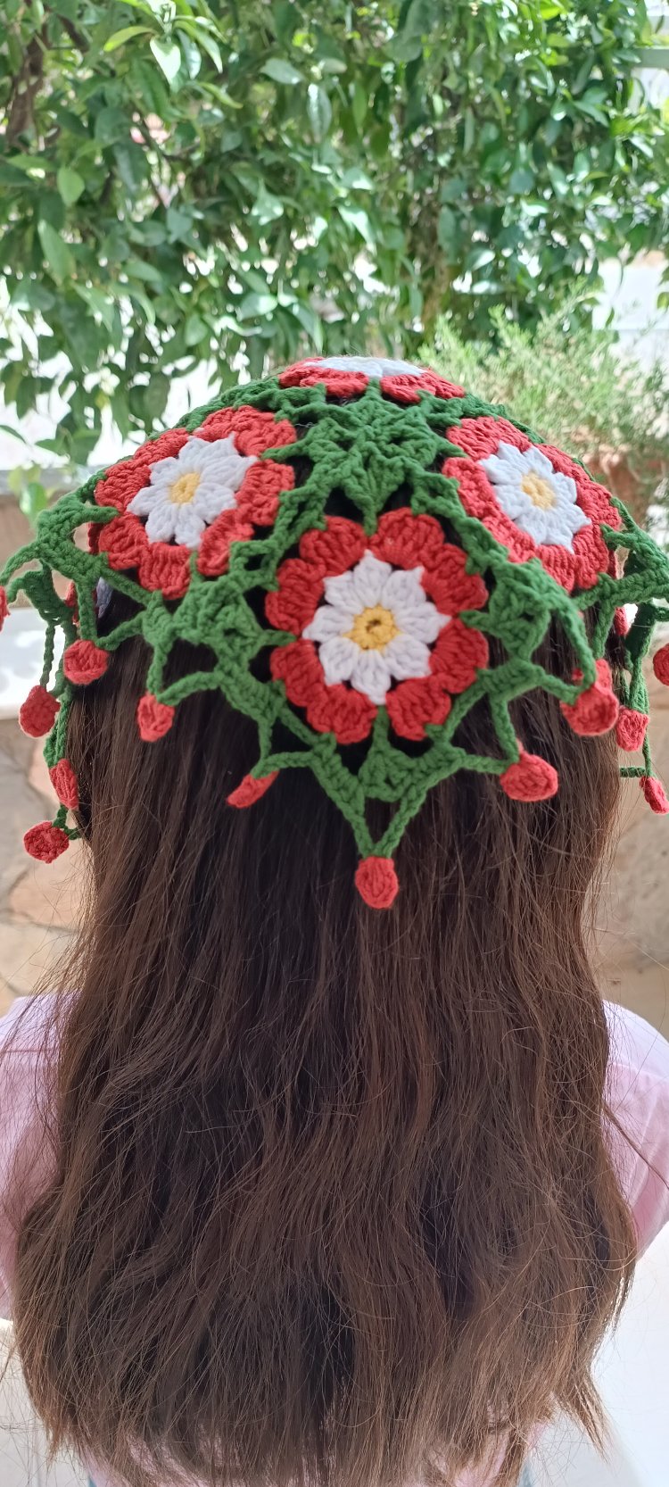 çiçekli bandana