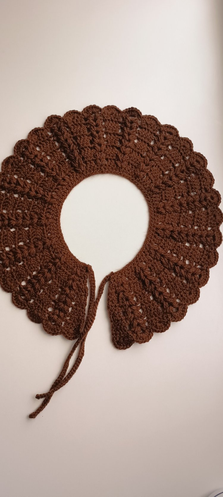 Vintage örgü Yaka