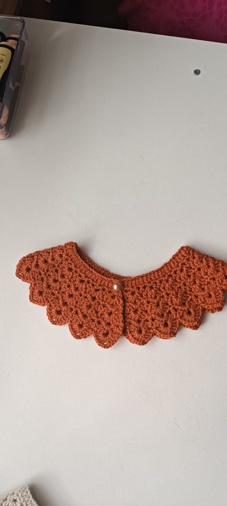 Vintage Örgü Yaka