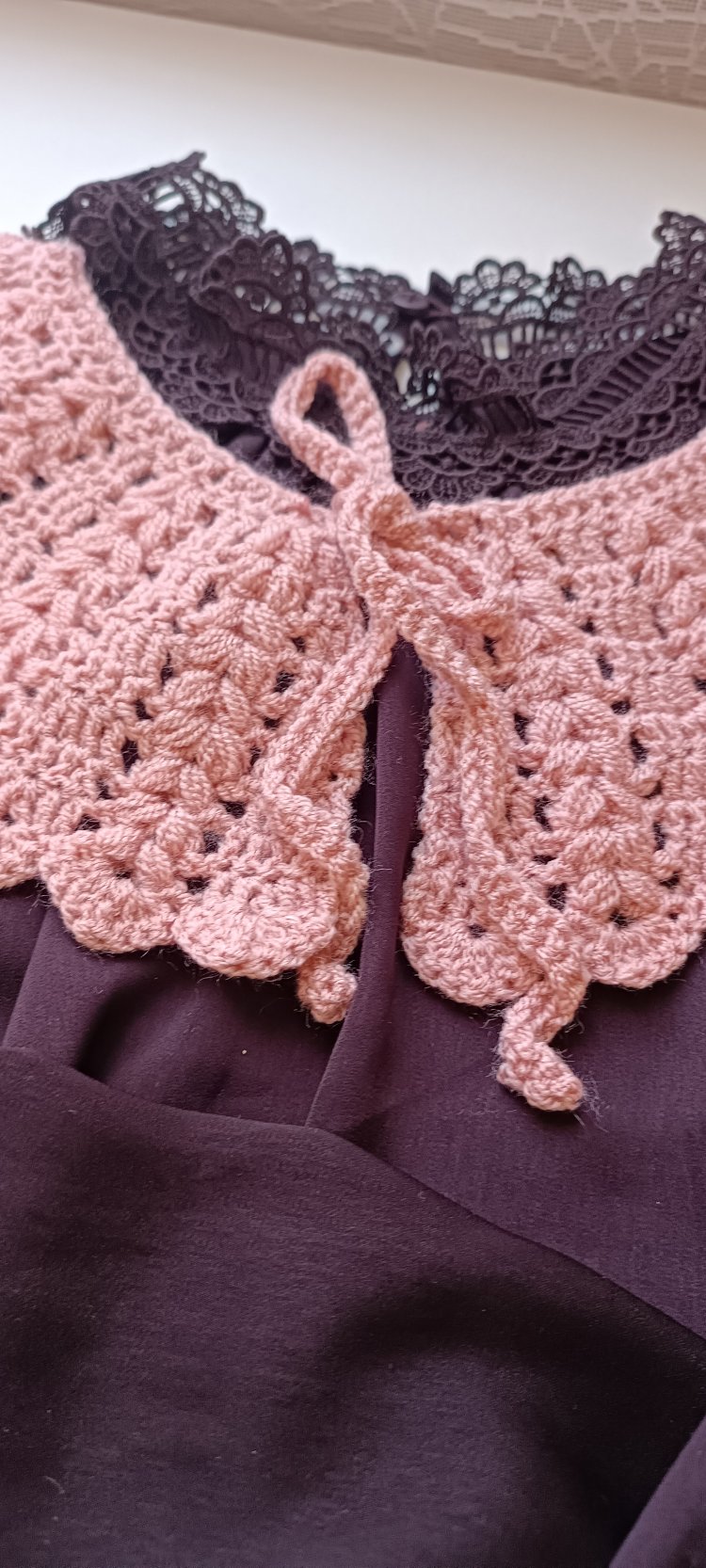 Vintage Örgü Yaka