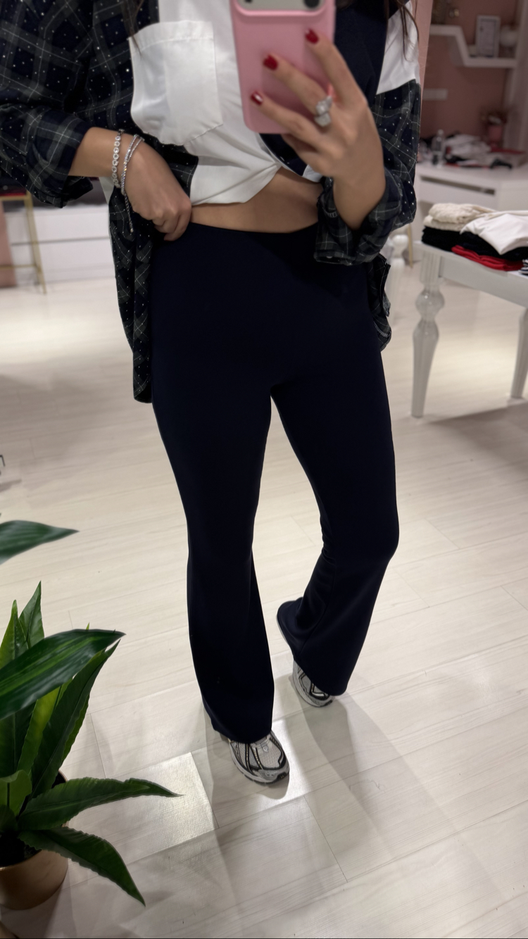 Lacivert Çelik Toparlayıcı Pantolon