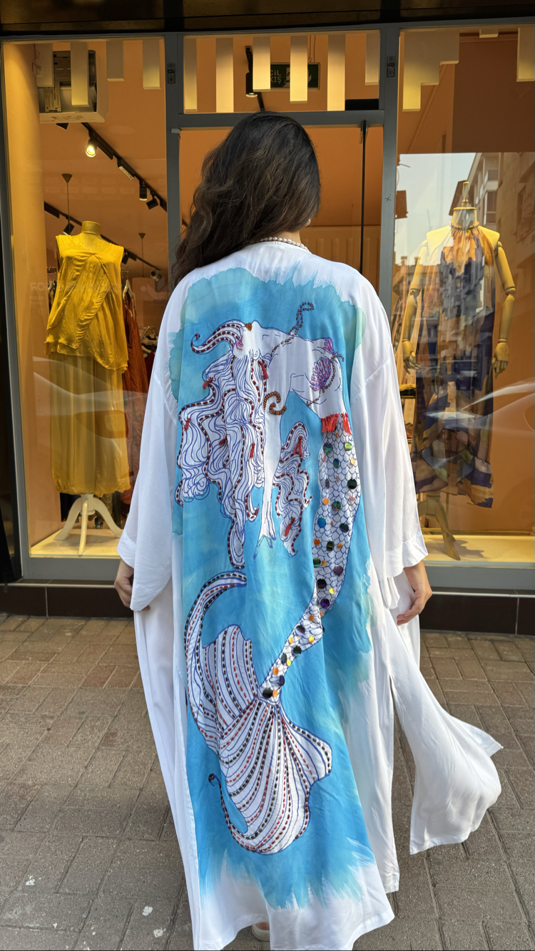 Deniz Kızı Viskon Kimono