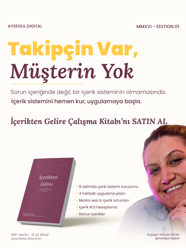 İçerikten Gelire Çalışma Kitabı