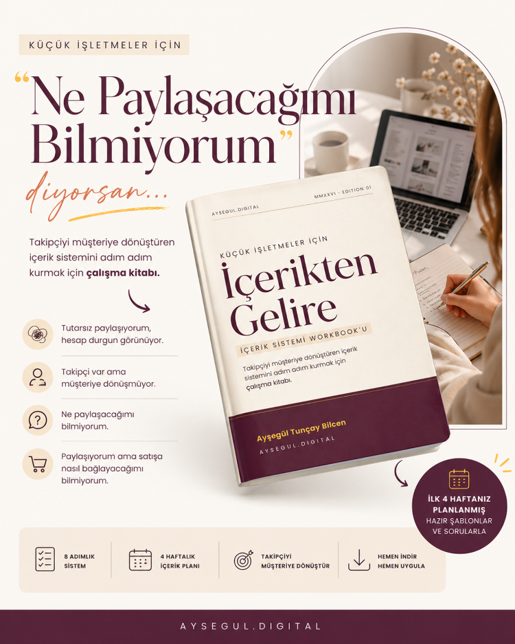 İçerikten Gelire Çalışma Kitabı