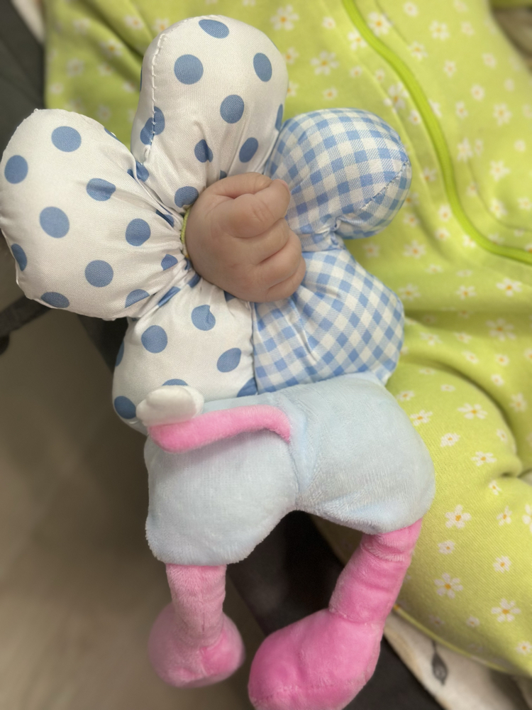 Peluş simit toka