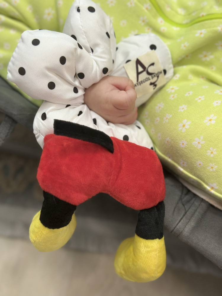 Mickey peluş simit toka