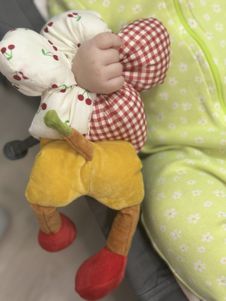 Peluş simit toka