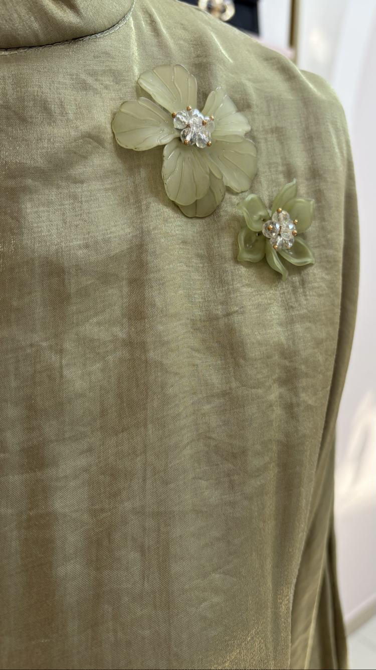 51052 Floral Elbise