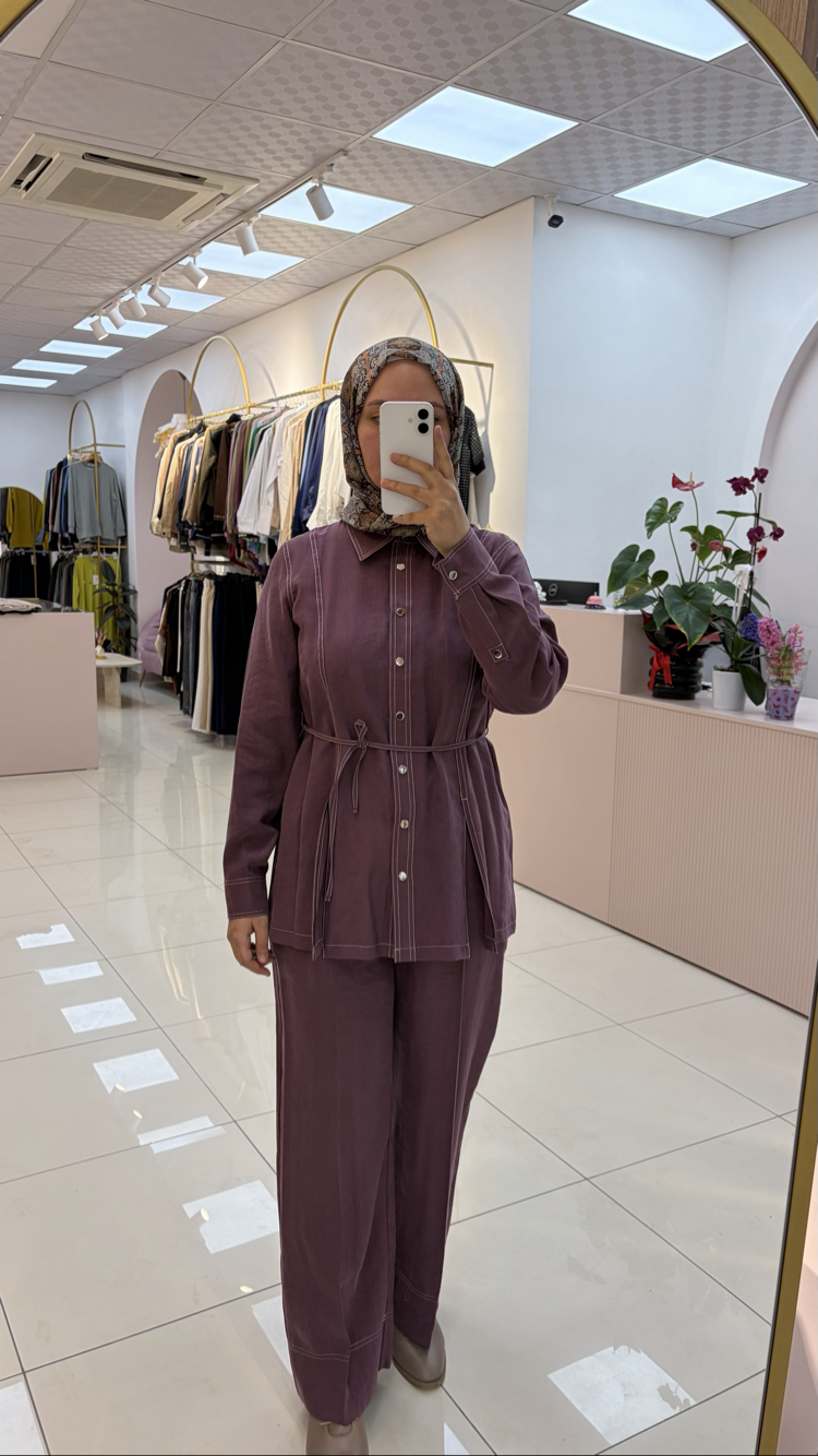 100833 İkili Tencel Takım