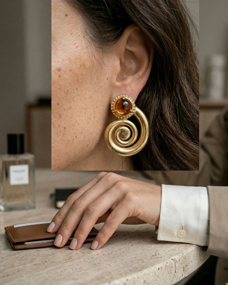 Spiral Çelik Küpe