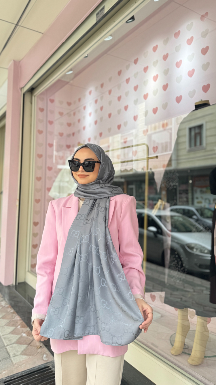 Füme g desen pamuk jakar şal