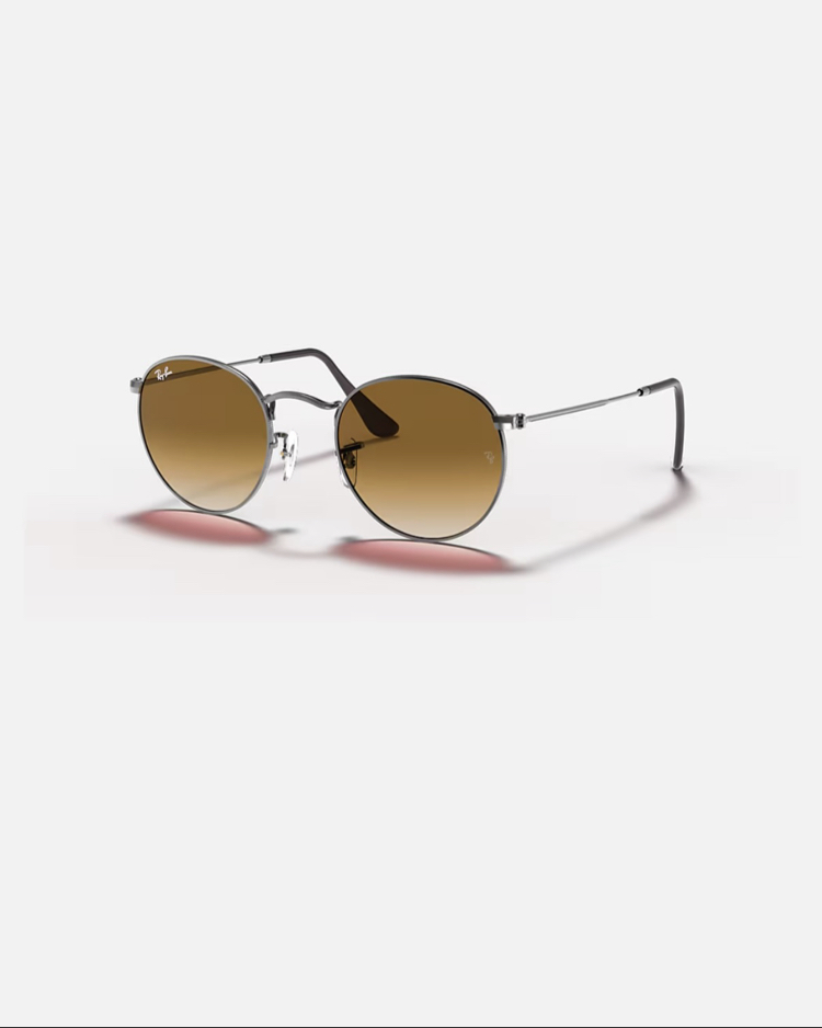 Ray-Ban RB3447 ROUND METAL 004/51 Brown