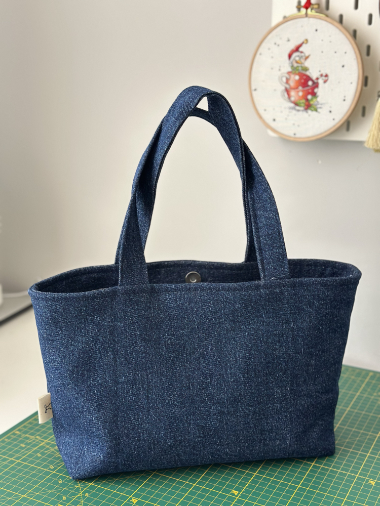 Denim kot tote bag