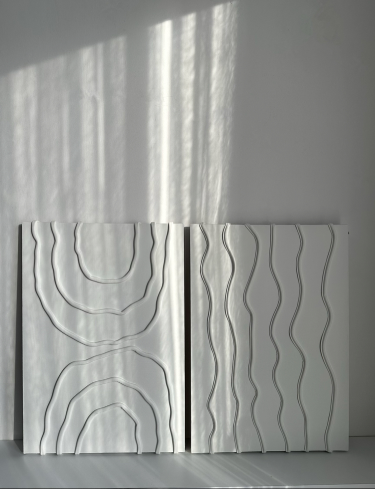 Soyut Duvar Tablosu İkili Set 35x50 | Aysushome