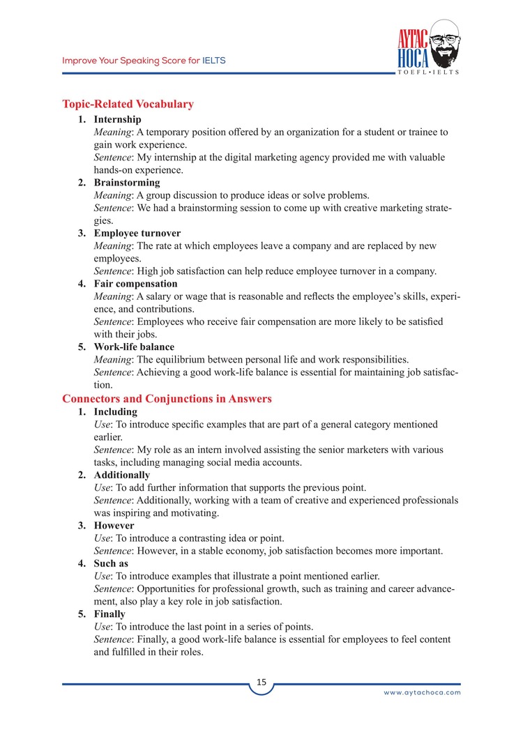 Improve Your Speaking Score For IELTS