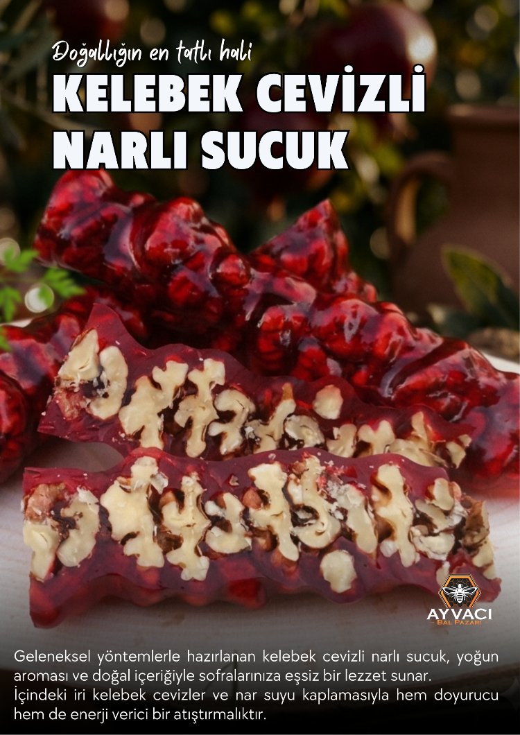 NARLI EKSTRA KELEBEK CEVİZLİ SUCUK 