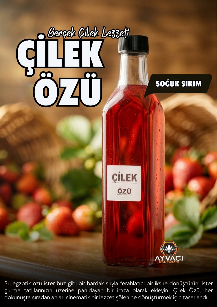 ÇİLEK ÖZÜ 750 ML