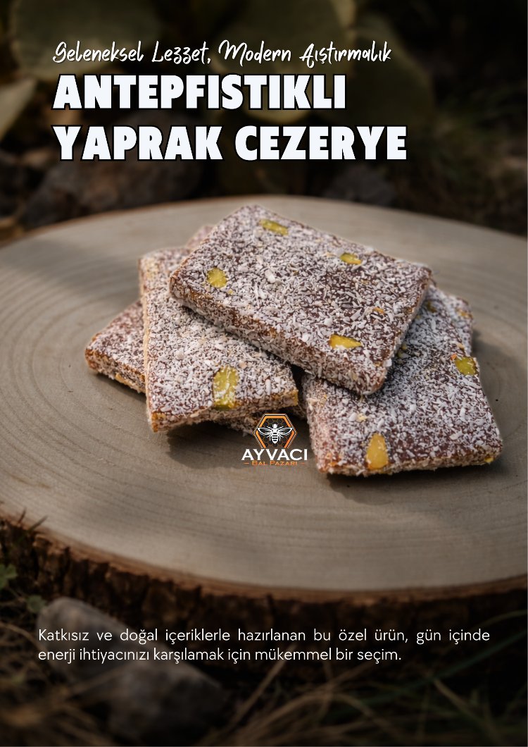 Antepfıstıklı Yaprak Cezerye 