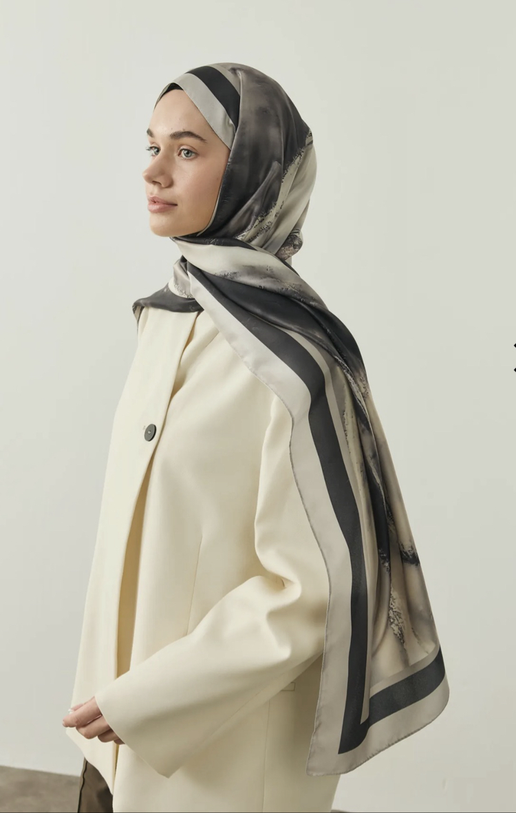 Ravena Desen Twill Şal