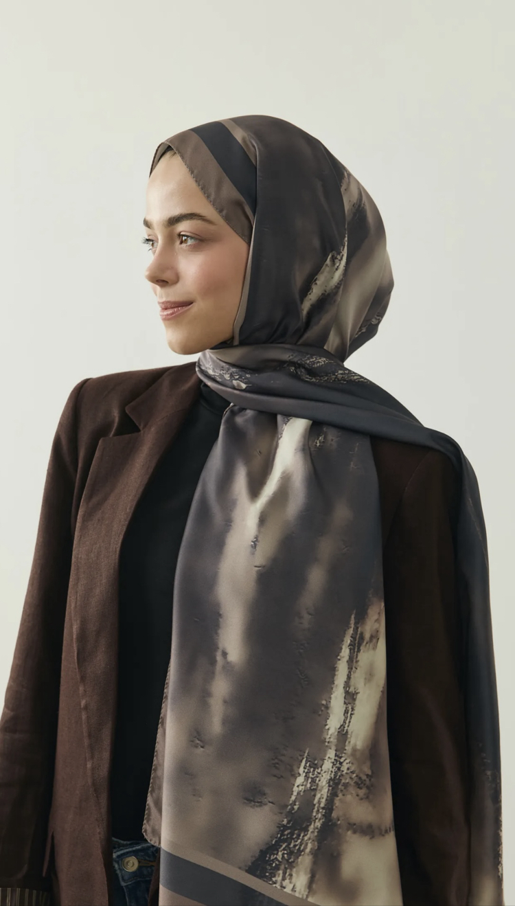 Ravena Desen Twill Şal