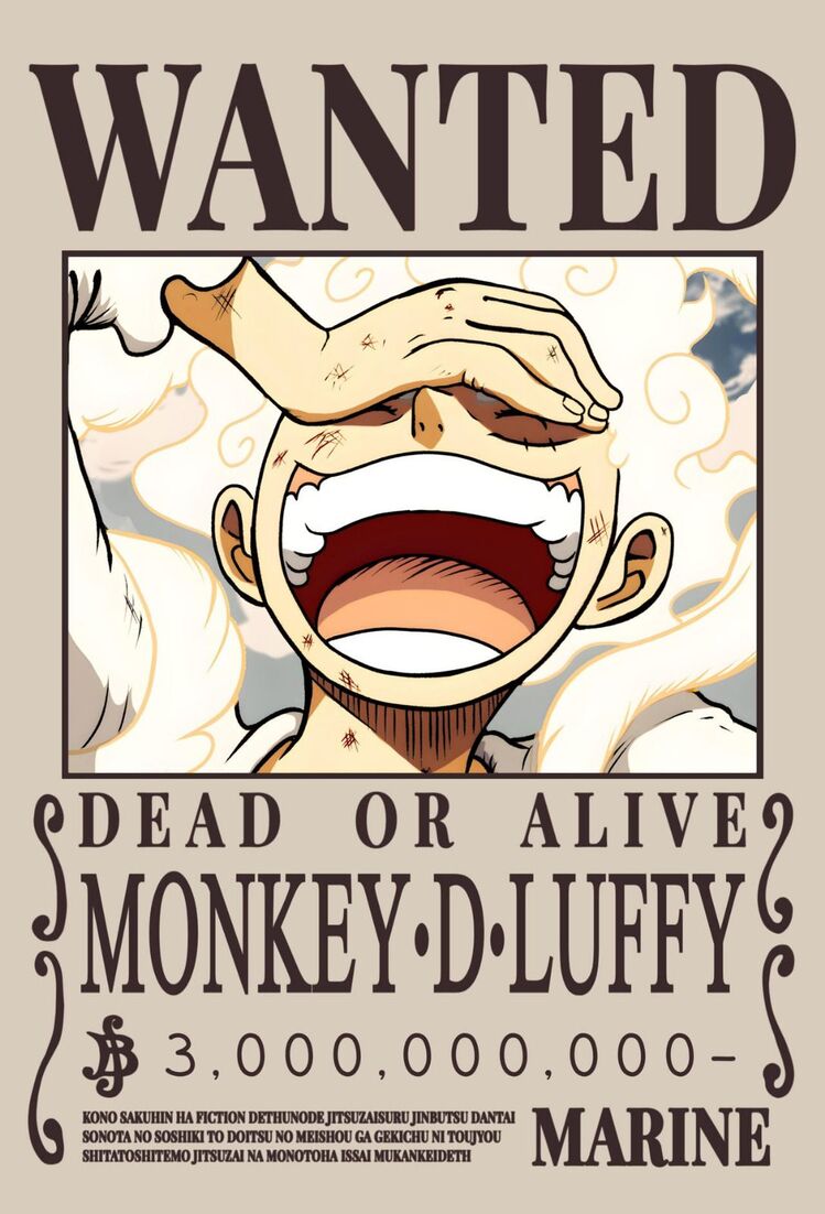 10'LU ONE PIECE BOUNTY MDF TABLO SETİ