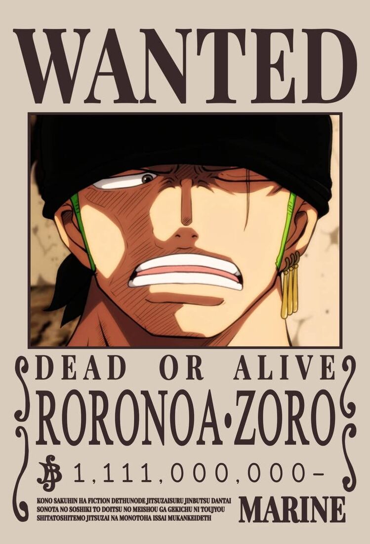 10'LU ONE PIECE BOUNTY MDF TABLO SETİ