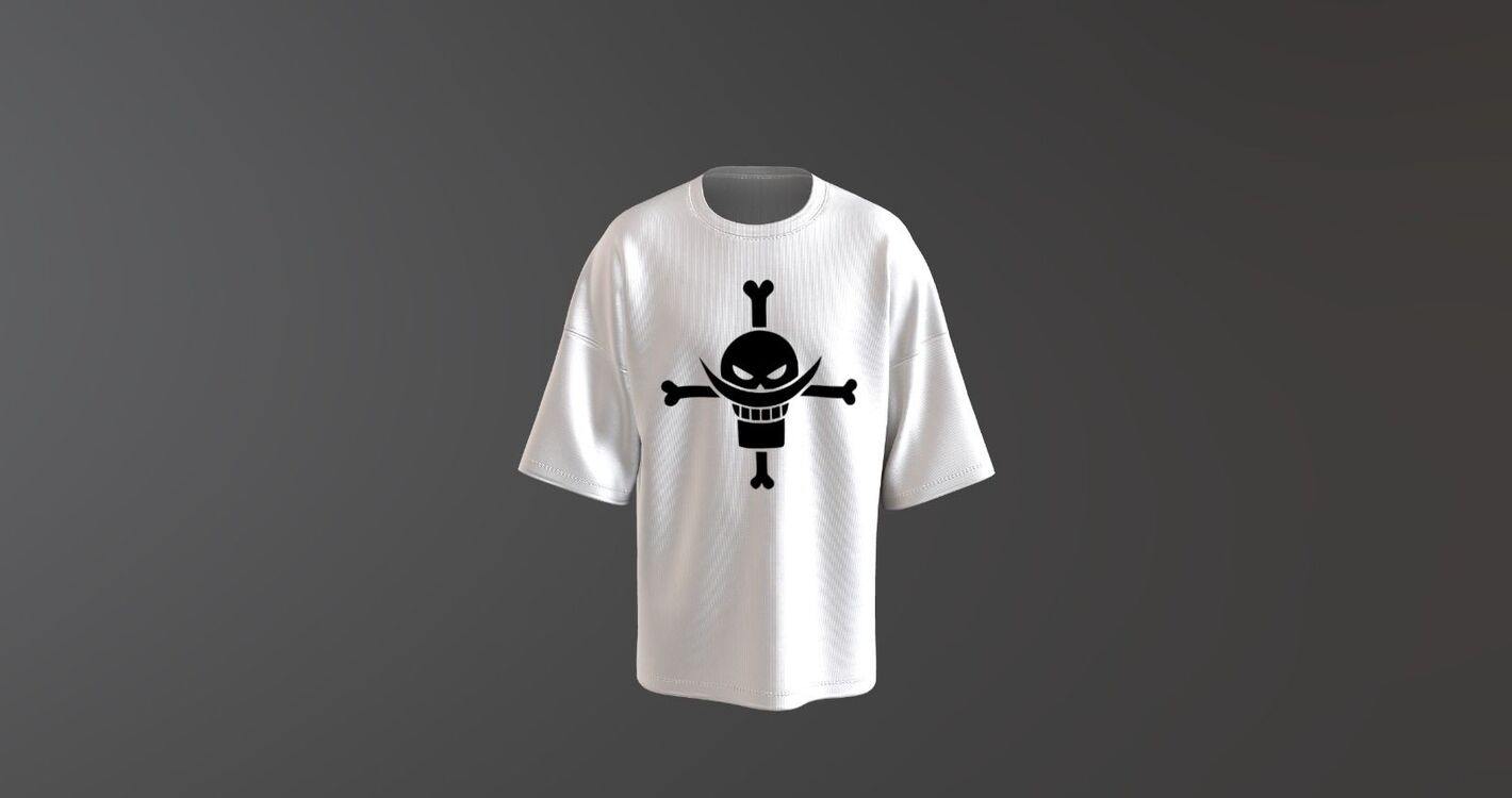 Shirohige|Beyazsakal Baskılı Tshirt