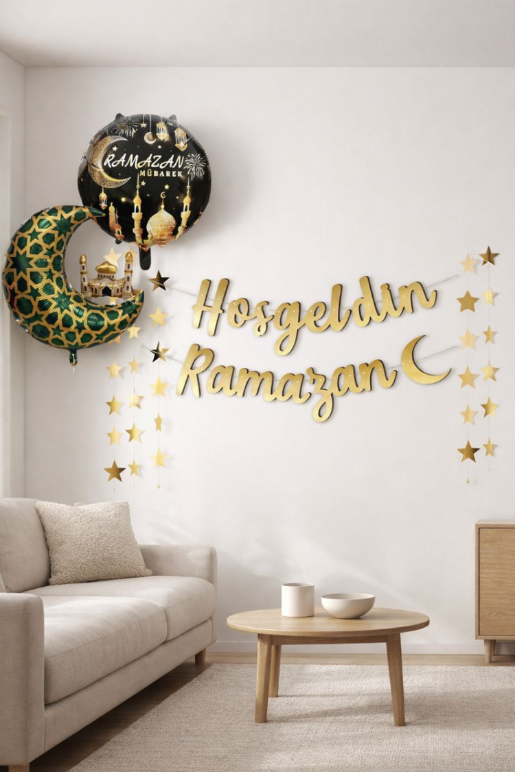Ramazan Özel Folyo Balon Seti