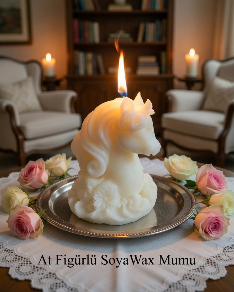 AT FİGÜRLÜ SOYAWAX MUMU